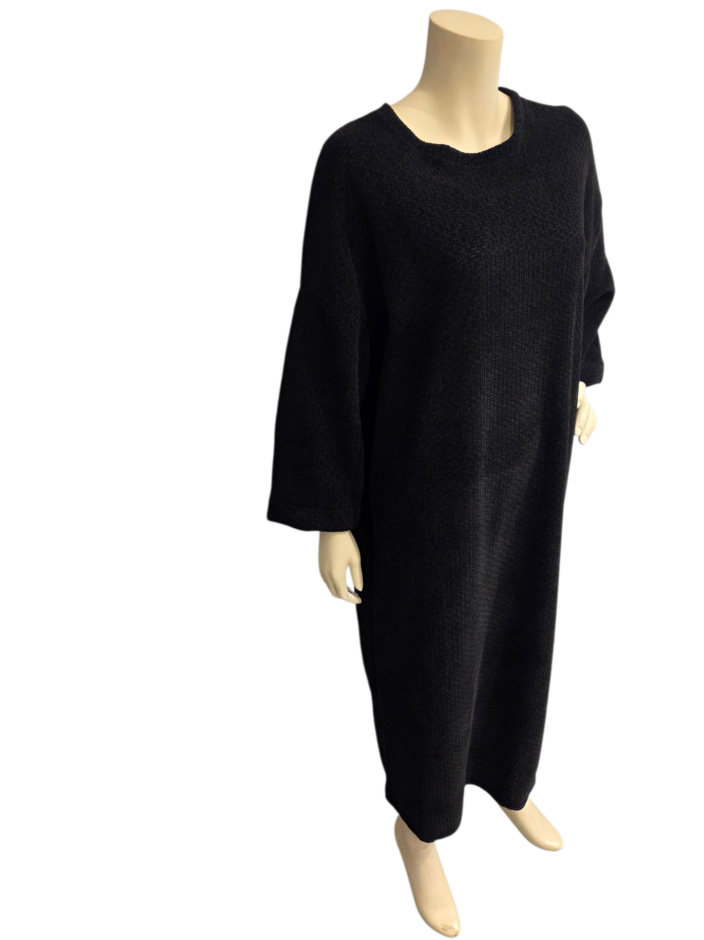 Teddy dress ronde kraag