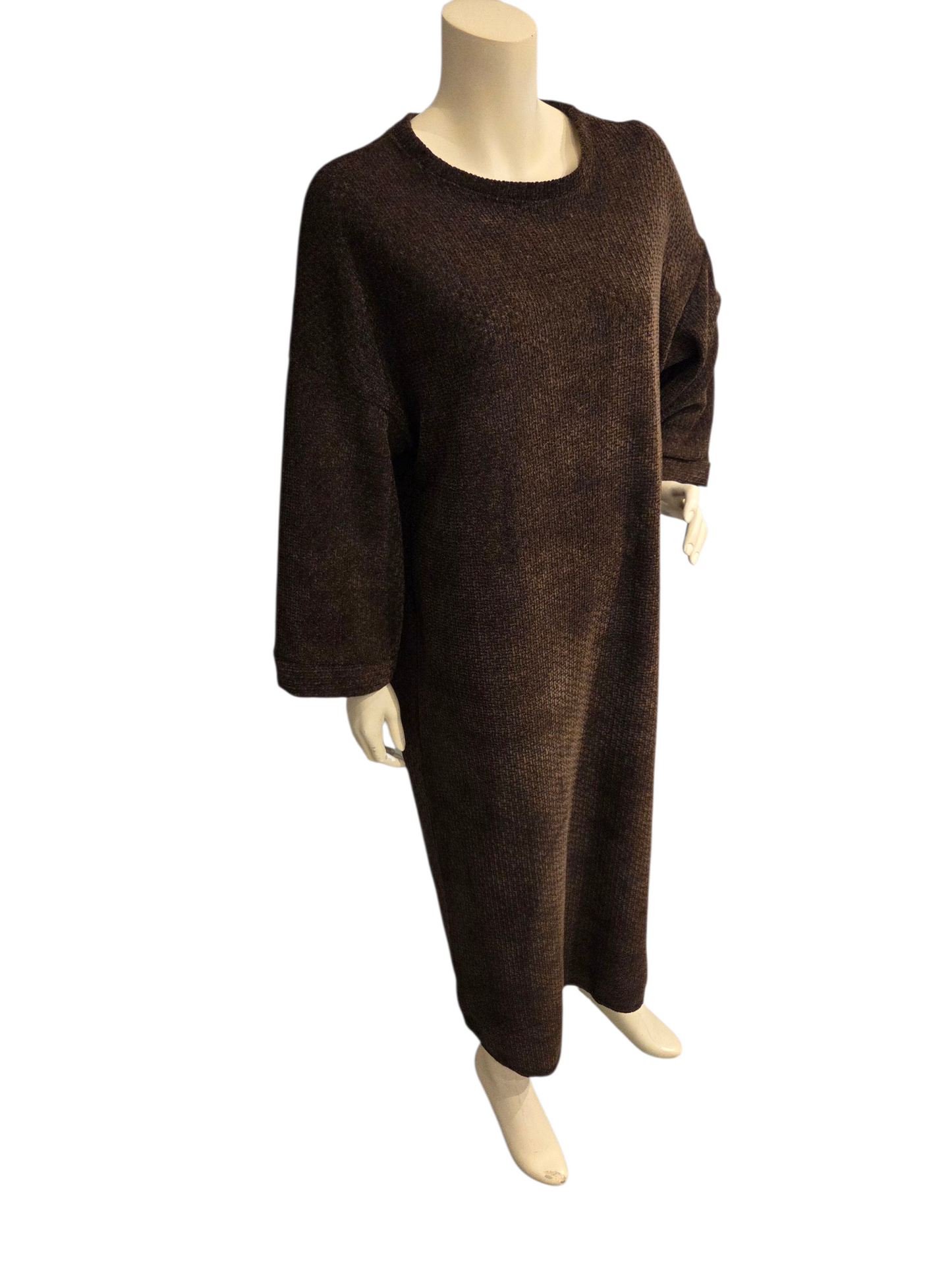 Teddy dress ronde kraag