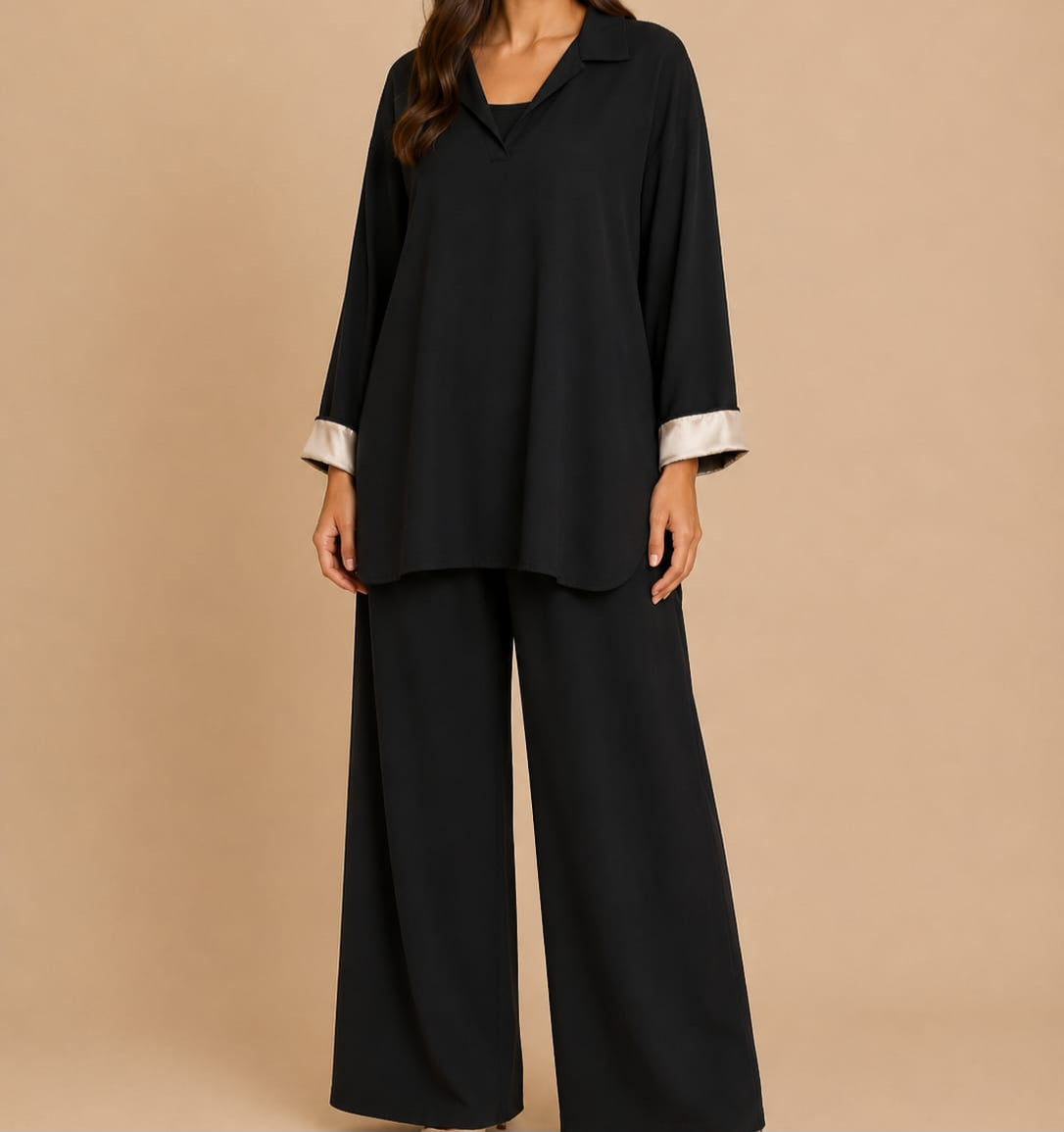 Sleeve color twinset