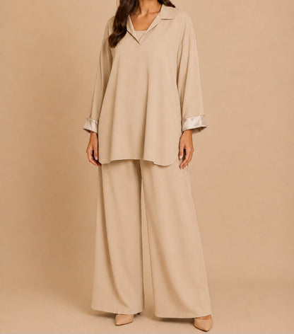 Sleeve color twinset