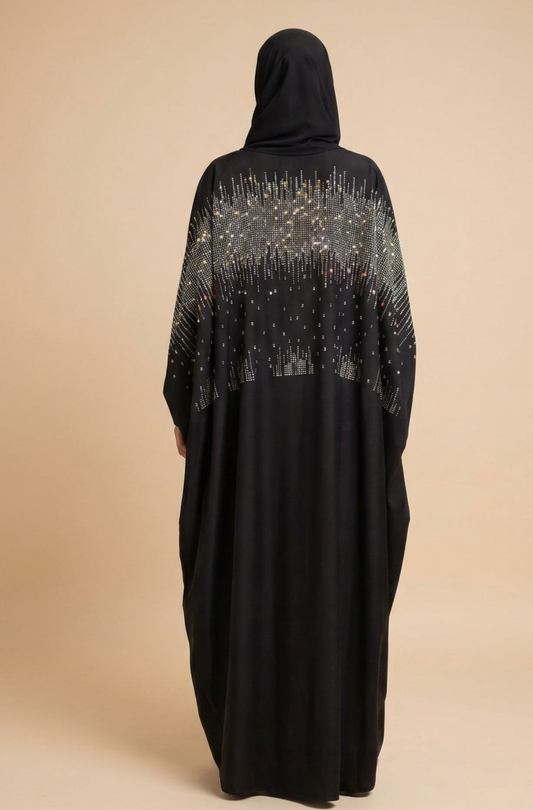 Lunar Elegance kimono abaya/Limited edition Designed by Sallclothing